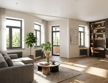 1-к. квартира, 58,3 м²