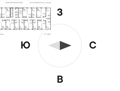 2-к. квартира, 60&nbsp;м²