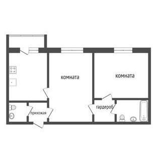 2-к. квартира, 71&nbsp;м²