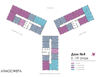 3-к. квартира, 73&nbsp;м²