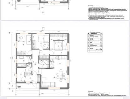 Одноэтажный дом, 112 м²