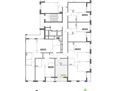 Студия, 25 м²