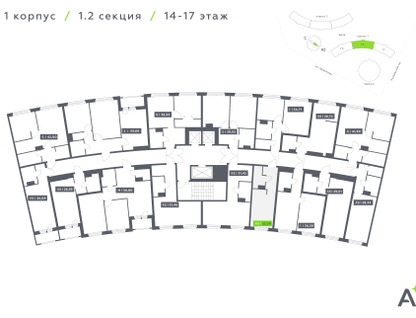 Студия, 22&nbsp;м²
