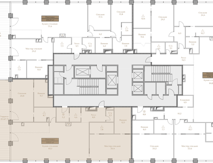 2-к. квартира, 209 м²