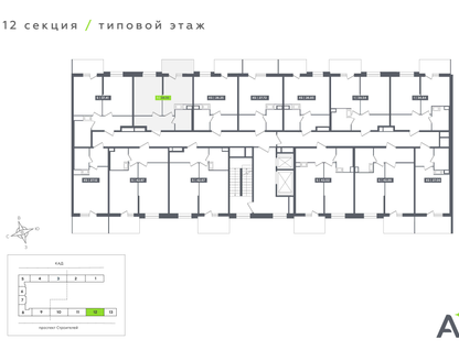 1-к. квартира, 34&nbsp;м²