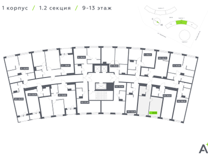 1-к. квартира, 36&nbsp;м²