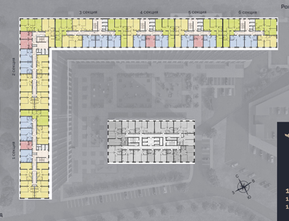 2-к. квартира, 62 м²