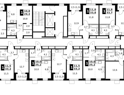 1-к. квартира, 33&nbsp;м²