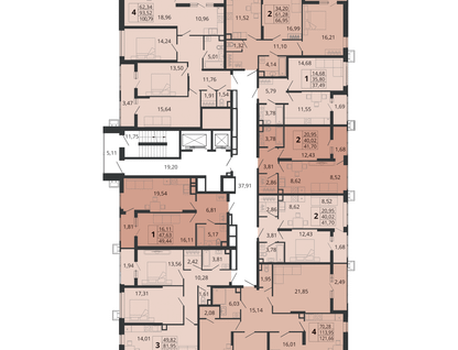4-к. квартира, 108 м²