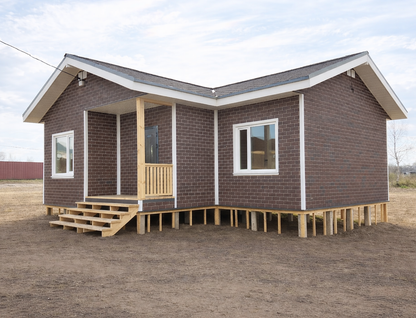 Одноэтажный дом, 66 м²