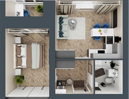 2-к. квартира, 42,9 м²