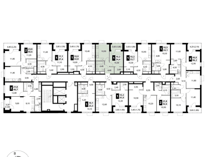 1-к. квартира, 34&nbsp;м²