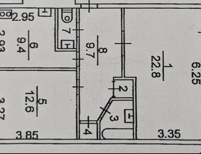 2-к. квартира, 60,5&nbsp;м²