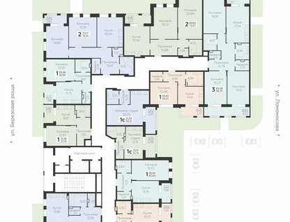 2-к. квартира, 72&nbsp;м²