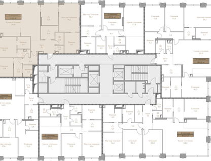 3-к. квартира, 161&nbsp;м²