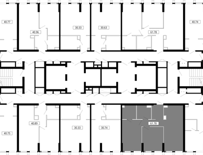 2-к. квартира, 61&nbsp;м²