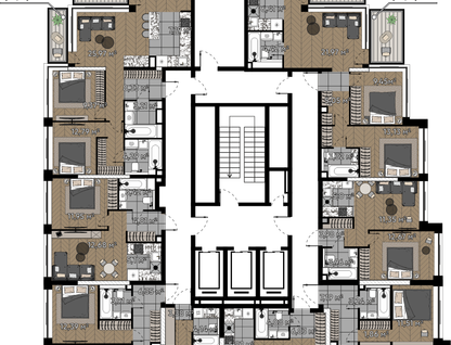 Студия, 69 м²