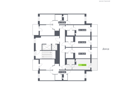 Студия, 23&nbsp;м²