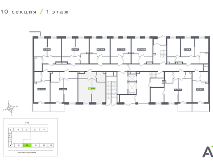 Студия, 40&nbsp;м²