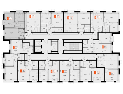 2-к. квартира, 48 м²