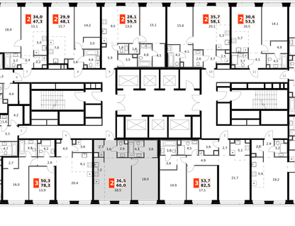 2-к. квартира, 60&nbsp;м²