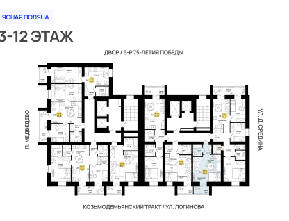 1-к. квартира, 34 м²