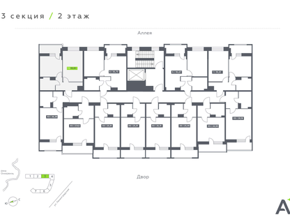 1-к. квартира, 35 м²