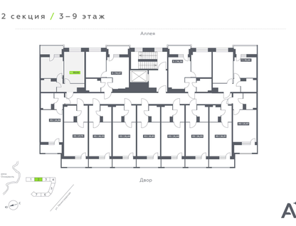 1-к. квартира, 35 м²