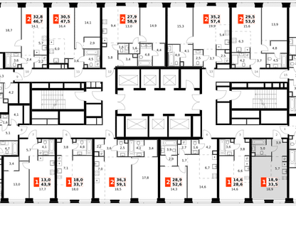 Студия, 33&nbsp;м²