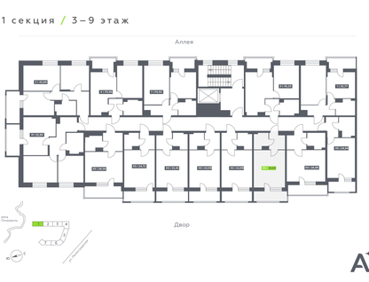 Студия, 25&nbsp;м²