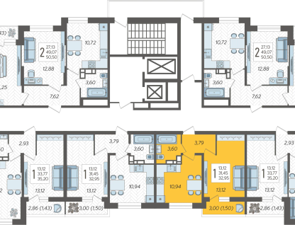 1-к. квартира, 32&nbsp;м²