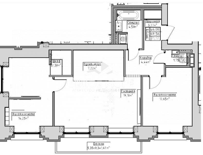 3-к. квартира, 71,2&nbsp;м²