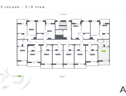Студия, 29&nbsp;м²