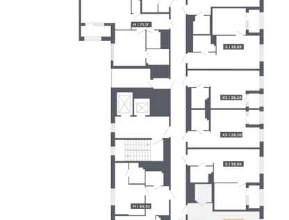 Студия, 39&nbsp;м²