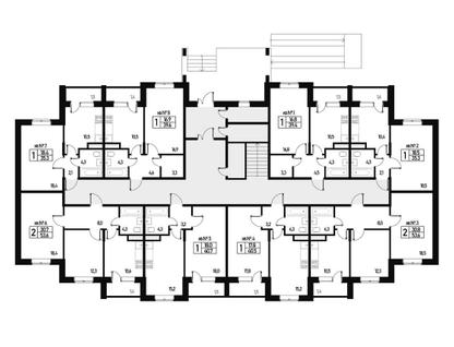 1-к. квартира, 35&nbsp;м²