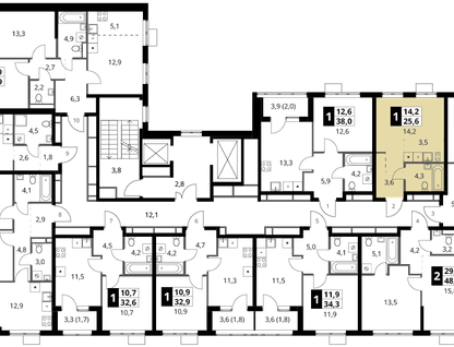 Студия, 25&nbsp;м²