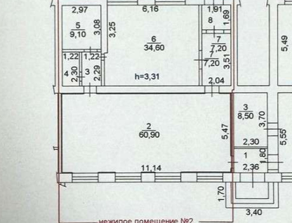 Помещение свободного назначения, 120,6&nbsp;м²
