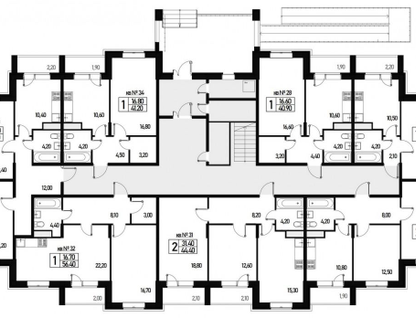 1-к. квартира, 39&nbsp;м²