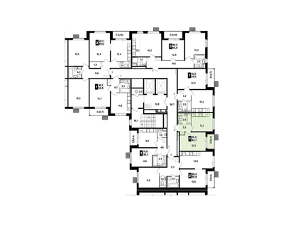 1-к. квартира, 32&nbsp;м²