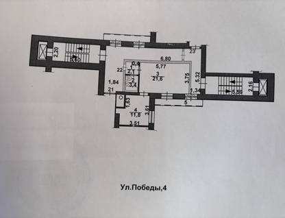 1-к. квартира, 39,3&nbsp;м²