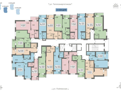 1-к. квартира, 23 м²