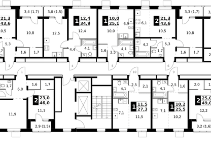 2-к. квартира, 50 м²