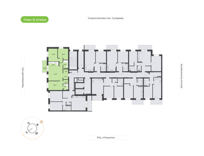 4-к. квартира, 82&nbsp;м²