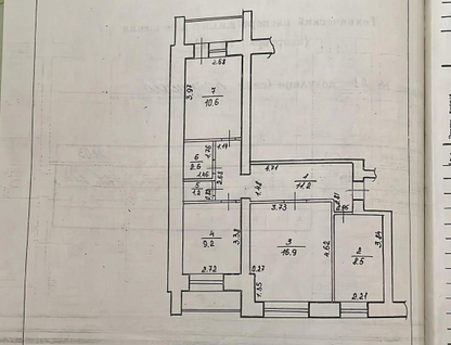 3-к. квартира, 60,2&nbsp;м²