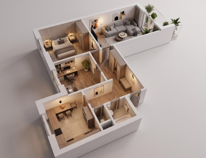 3-к. квартира, 78,2 м²