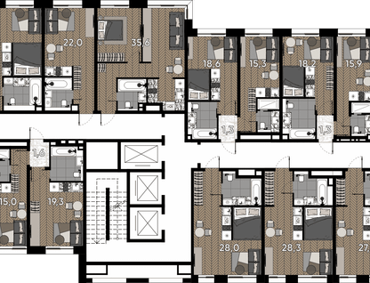 Студия, 14 м²