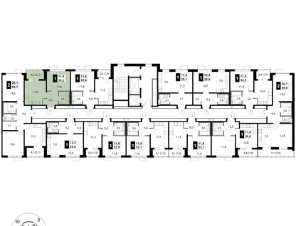 1-к. квартира, 35&nbsp;м²