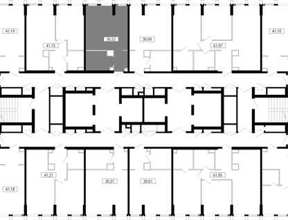 Студия, 30&nbsp;м²