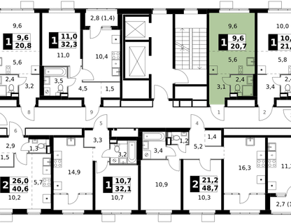 Студия, 20&nbsp;м²