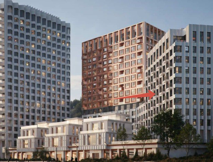 1-к. квартира, 40,8 м²
